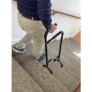 Stair Assist Cane  Less Effort Going Up, Less Impact Coming Down, Lightweight