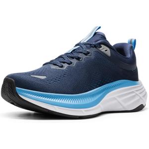 NORTIV 8 Men's Walking Shoes Running Tennis Cushioning ActiveBreeze Non Slip Athletic Gym Workout Comfortable Fashion Sneakers, Size 8.5, Blue, SNWS246M