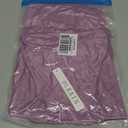 olrain Women Long Flare Sleeve V Neck Tie Front Pan Collar Ruffle Hem Blouse Ribbed Spring Fall Outfit Cute Going Out Tops (Small, Grey)