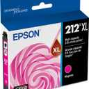 EPSON 212 Claria Ink High Capacity Magenta Cartridge (T212XL320-S) Works with WorkForce WF-2830, WF-2850, Expression XP-4100, XP-4105