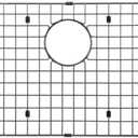 Starstar Sinks Protector Matte Black 304 Stainless Steel Kitchen Sink Bottom Grid, Rack (25 L x 15 W), Medium