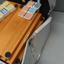 Queensell Mexican Train Dominoes Set Double 15 with 8 Holders - Wooden Hub and Tiles Holders - Double 15 with Dots (D15 + 8 Holders)