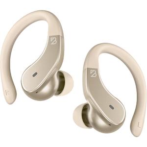 Back Bay Audio - Runner's Wireless Earbuds Bluetooth Headphones for Sports, Hook Over The Ear Buds, Deep Bass, Wrap Around Earphones with Earhooks for Running, Workout Wireless Headphones for The Gym (Champagne)