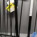 Regalo Safety 29-38.5" Baby Gate for Doorways & Bottom of Stairs, Pressure Mounted Baby Gate with Door for Babies, Toddlers & Pets, Tested & Safe for 30 Years, American Designed, American Owned, Black