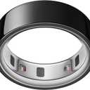 Oura Ring 4 - Black - Size 11 - Sleep, Activity, Womens Health, AI Advisor, Up to 8 Days of Battery Life, Size Before You Buy, Android & iOS Compatible