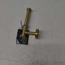 JQK Bathroom Towel Bar, Brushed Gold 9 Inch 304 Stainless Steel Thicken 0.8mm Towel Rack, Towel Holder Wall Mount, Total Length 12.1 Inch TB110L9-BG (12 Inch, Gold)