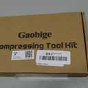 Coax Cable Crimper Tool Kit, rg6 rg59 Coaxial Compression Tool, Wire Stripper, 10pcs RG6 F Connectors