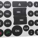 Car Interior Stickers Button Decals Compatible with 2008-2014 Mercedes Benz W204 C250 C350 E-Class Steering Wheel AC Window Radio Number Door Repair Sticker Kit