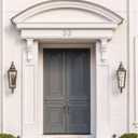 House Number - 6 Inch Stainless Steel Floating Home Address Number, Rustproof & Easy Install, Silver, Number 0