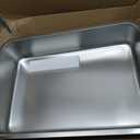 Large Stainless Steel Litter Box with High Sided, Metal Cat Litter Box, Odor-Free Non-Stick Litterbox Pan, Easy to Clean Pet Supplies Toilet Tray for Indoor Cats, Kittens or Multicat Homes