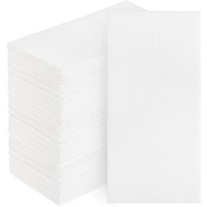 DaYammi 200 PCS White Napkins Disposable Hand Towels, Soft and Absorbent Linen Feel Dinner Napkins, Napkins Everyday, Elegant Decorative Paper Guest Towels for Kitchen Bathroom Wedding Party