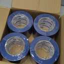 4 Rolls Blue Painters Tape Bulk 4 inch x 60 Yards, Total 240 Yd, Painters Masking Tape No Residue Wall Painting Tape Artist Tape Trim Edge Finishing Tape for Wall Painting Decoration DIY Supplies