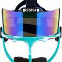 Magnesium Alloy Softball Face Mask - Ultra Lightweight, UV Protective & Eye Shield for Fastpitch