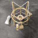 Microphone Shock Mount, Metal Universal Mic Holder Spider Recording Mic Shockmount Stand Compatible with Many Condenser Mics for Samson Superlux MXL990 770 Tempo 2006 etc.