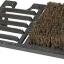 Boot Brush Scraper Outdoor, Heavy Duty Cast Iron Boot Scrubber and Shoe Cleaner with Stiff Bristles, Vintage Rustic Boot Scrapers with Brushes for Entryway, Porch, Garden, Garage