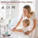 8 Gallon Electric Tank Water Heater, 120V 1500W Under Sink Instant Hot Tank Water Heater for RV, Camper, Kitchen, Food Truck, Wall or Floor Mounted, White