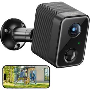 Wireless Outdoor Security Camera K03, 1080p Indoor and Outdoor Cameras for Home Security, 2.4g WiFi Camera with IP66 Waterproof, 2 Way Talk, Night Vision, PIR Human Detection, Cloud Storage