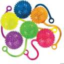 Fun Express Mini Neon Water YoYo Balls Bulk Set of 24 - Party Favors for Kids Birthday Goodie Bags | Prize Box Toys for Kids Classroom Treasure Box Prizes | Pinata Stuffers Carnival Prizes Ages 3-12