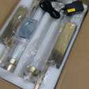 Modern Glass LED Wall Sconce, 16.5' Gold Bathroom Wall Sconce, Modern Double Sconce Wall Lighting, 3CCT Dimmable Gold Wall Light, Bedroom Sconce, Wall Lamp for Living Room, Stairway, Hallway