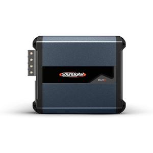 SounDigital EVO6 1200.4 Car Audio Amplifier 1200W RMS, 4 Channel (4 X 300 Watts RMS at 2 Ohms OR Bridgeable Amplifier 2 x 600 WRMS at 4 Ohms) Class D, Full Range, Compact Design, SD1200.4-4D