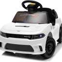 Licensed Dodge Electric Ride on Car for Toddlers Aged 1-3 w/Music & Horn