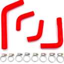 For Honda 2004-2009 CRF250R 2004-2017 CRF250X Silicone Radiator Hose Kit With Clamps Cooling Coolant Pipe Tube Hoses 2005 2006 2007
