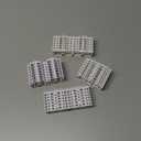 Alasum 4pcs Miniature Apartment Building Railway Modern City Grand Apartment Models Unpainted Sand Table Mini Building Model for Dollhouse Layout Prop