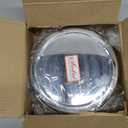 Satre Online and Marketing Stainless Steel Spice Box Without Lid,Stainless Steel Masala Box,Indian Spice Box with 7 Spice Containers and Spoons