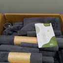 Globlazer Heavy Duty Cat Tree, 74in Sturdy Cat Tower for Large Cats Adult, Big Cat Tree with 7 Sisal Scratching Posts, 2 Padded Condos, 2 Dual-Ear Hanging Baskets, Enlarged Top Perch, S74, Dark Grey