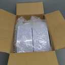 bUCLA 100PCS White Plastic Plates-10.25inch Disposable Dinner Plates-Premium Party&Wedding Plates