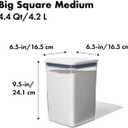 OXO Good Grips POP Container - 4.4 Qt/4.2 L, Airtight Food Storage Containers