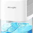 Small Dehumidifier for Home 44OZ Quiet with Auto Off & Defrost 5 Timers 3 modes 10 Color Lights 3 Brightness 260 Sq.ft Portable Dehumidifiers for Basement Bedroom Bathroom RV Closet