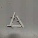 AP Products 013-140 Plastic 1" Rivets - White, Pack of 25