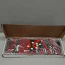 Christmas Card Holder Display, Card Holder Wall Display, Merry Christmas Wooden Decor, Xmas Hanging Picture Holders with 24 Photo Clips, Xmas Decor for Wall Door Window Home