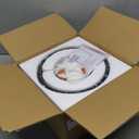 Rpzloila Crystal Ceiling Light Fixture, Modern Semi Flush Mount Ceiling Light,Crystal Chandelier for Kitchen Bedroom Bathroom Entryway Black (Bulb not Included)