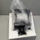 Outdoor Post Light, Waterproof Pole Lantern Lighting Fixture with Tempered Clear Seeded Glass, Matte Black Finish for Outdoors (Extra Large Post Light)