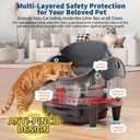 Automatic Cat Litter Box, Self-Cleaning Litter Box with Open-Top Design, 15-Layer Safety Protection System & Smart App Control, Electric Cat Litter Box with Adjustable Entry Height & Odor Control