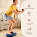 Lifepro Vibration Plate Exercise Machine for Lymphatic Drainage Whole Body Vibration Platform with Resistance Bands for Home Workout Low-Impact Vibrating Plate for Body Toning