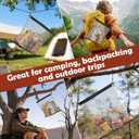 2 Pack Ultralight Rodent Proof Bear Bags, Wire Mesh Hanging Food Storage Bags for Camping and Backpacking, Critter Protection Kit with Nylon Rope and Carabiners