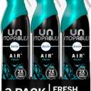 Febreze Air Mist Air Freshener Spray, Odor-Fighting Room Spray, Air Fresheners for Home and Bathroom and Kitchen, Aerosol Can, Unstopables Fresh Scent, Multicolor, 8.8oz (Pack of 3)