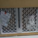 MYPET Universal Pet Gate: 26 - 42 Wide Dog Gate for Doorways with Pressure Fit or Swinging Door Hardware Mounting Types Included: 26" Tall; Gray