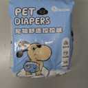 Disposable Dog Diapers Absorbent Soft Puppy Doggie Diapers for Female Dogs with Stretchy Waist Puppy Diaper in Heat Period Excitable Urination (S 10PCS)