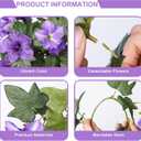 HyeFlora Artificial Flowers for Outdoors 2PCS Faux Petunias Silk Fake Flowers for Outside Planter UV Resistant Realistic Home Garden Porch Decor (Purple)
