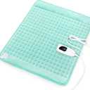Heating Pad-Electric Heating Pads for Back,Neck,Abdomen,Moist Heated Pad for Shoulder,Knee,Hot Pad for Arms and Legs,Dry&Moist Heat & Auto Shut Off(Light Green, 20''24'')