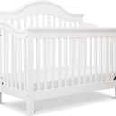 DaVinci Jayden 4-in-1 Convertible Crib in White, Greenguard Gold Certified, 58.3"L x 31"W x 49"H