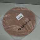 Pack Of 4 
Faux Leather Round Placemats with Vinyl Surface – Heat Resistant, Wipeable Dining Table Placemats for Kitchen or Small Tables – Embossed Handmade Design – Individuales Redondos