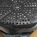 6.0 QT Large Digital Air Fryer with Window for Kitchen Use,Nonstick Made without PFAS, Touchscreen Display,400F,Customized Temp/Time,NonStick Basket,Black