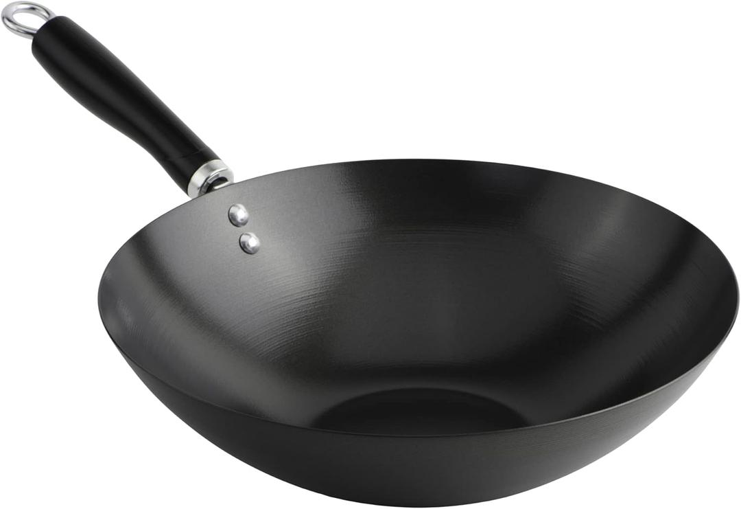 GoodCook Everyday Nonstick Wok, 12 Inch, Black