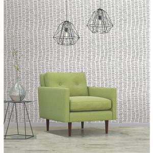 RoomMates RMK12275PL Tick Marks Peel and Stick Wallpaper, Black, White, 20.5 inches wide x 18 feet