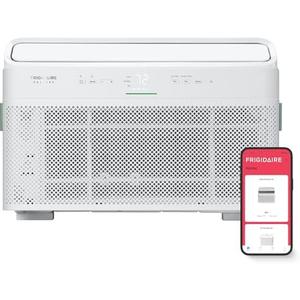 Frigidaire Gallery 12,000 BTU Smart Inverter Window Air Conditioner with Wi-Fi, Energy Star Most Efficient Certification & Indoor Air Quality Monitoring, Cools Up to 450 Sq. Ft., Ultra Quiet, White